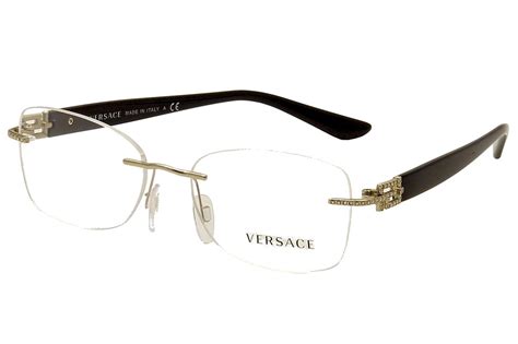 versace frames repair|Versace rimless eyeglasses.